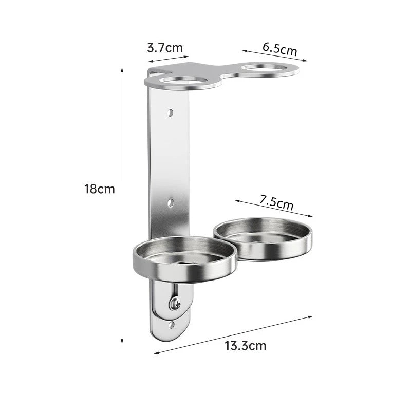 Space-Saving Soap Dispenser Storage Rack - Practical Organizer for Bathroom Shower Room, Everstock