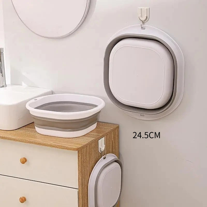 Large Foldable Storage Bin - Plastic Home Organizer Box for Laundry, Travel & Closet Storage, Everstock