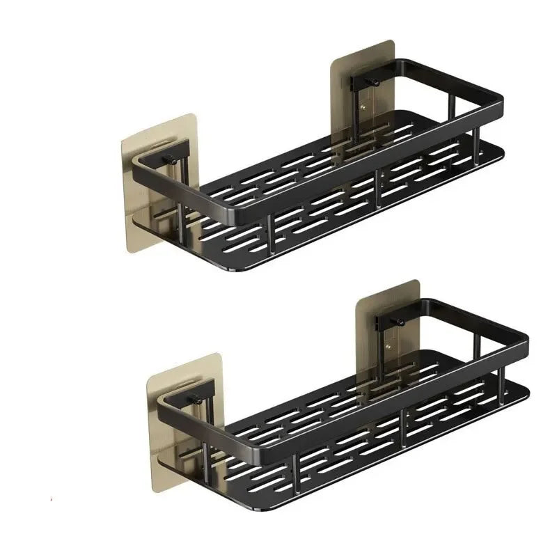 No-Drill Corner Wall Mount Shelf - Bathroom Shower Storage Rack Holder, Everstock
