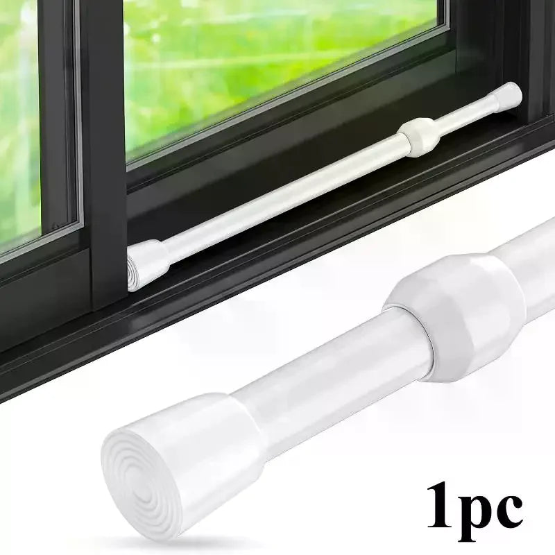 Adjustable Tension Rod Organizer - Spring-Loaded, No-Drill Rod for Kitchen, Bathroom & Doorway, Everstock