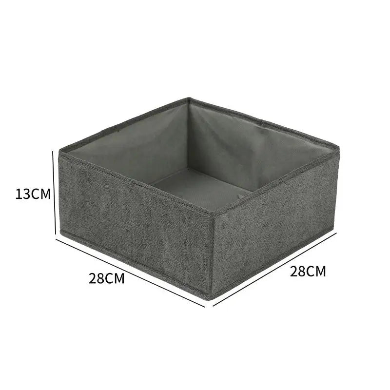 Clothes Storage Basket - Lightweight Plastic and Polyester Drawer Organizer for Underwear, Socks and T-Shirts, Everstock
