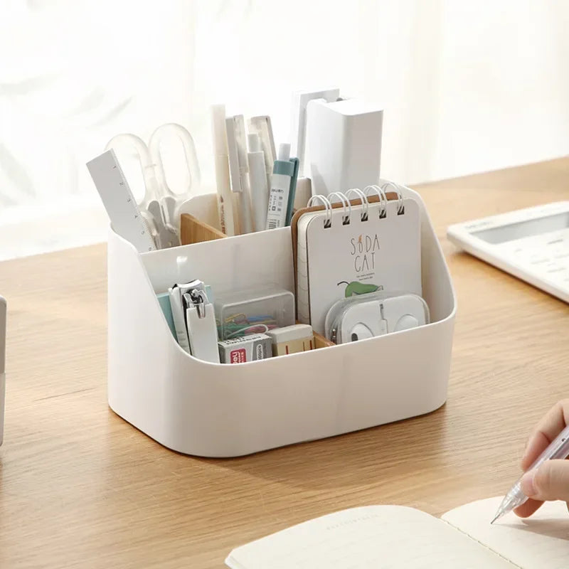 Desk Organizer Caddy - Pen, Makeup Brush & Remote Control Holder for Office & Home Desks, Everstock