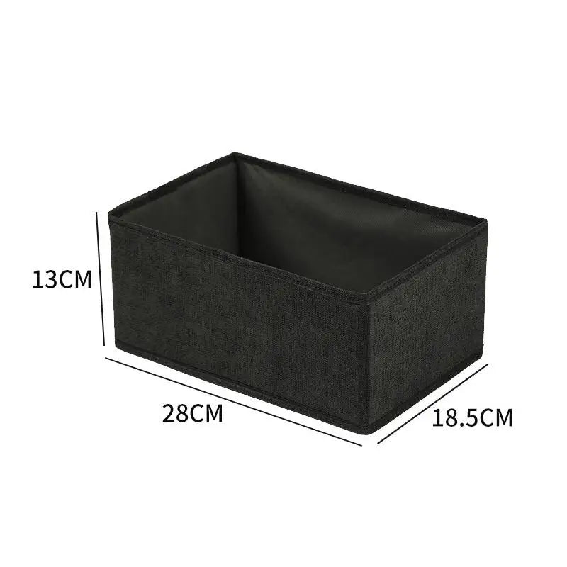 Clothes Storage Basket - Lightweight Plastic and Polyester Drawer Organizer for Underwear, Socks and T-Shirts, Everstock