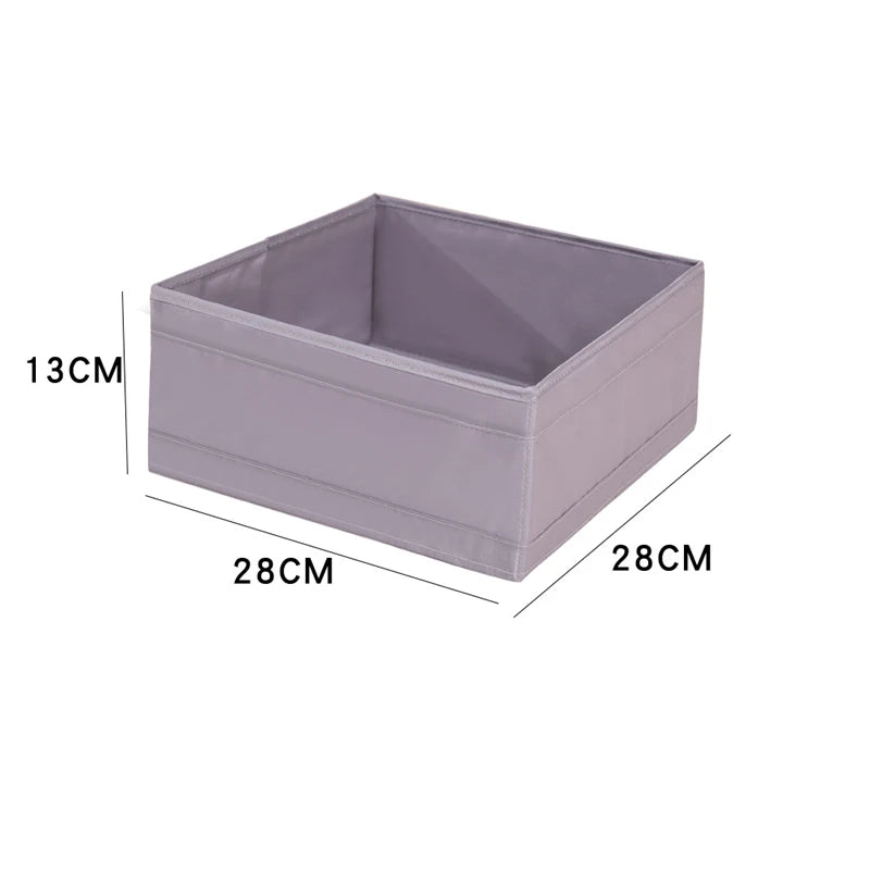 Foldable Underwear Organizer Box - Drawer & Cabinet Dividers for Bras, Socks & Pants, Bedroom Wardrobe, Everstock