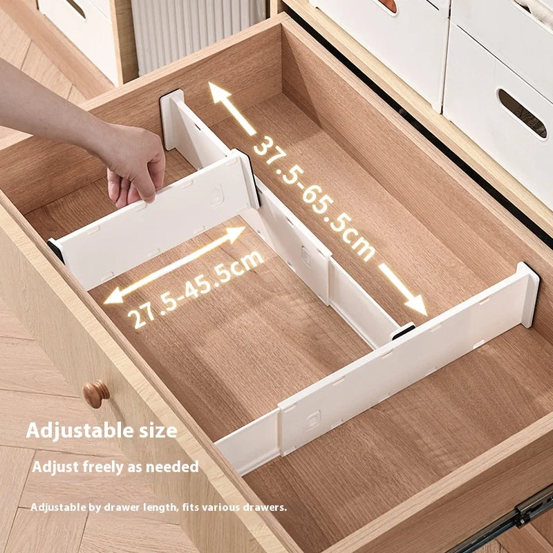 Expandable Drawer Divider - PP Partition Board for Underwear, Socks, Clothes & Kitchenware, Dresser Drawers, Everstock