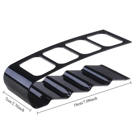 Remote Control Organizer - 4-Compartment Desktop Caddy for Living Room & Office Storage, Everstock