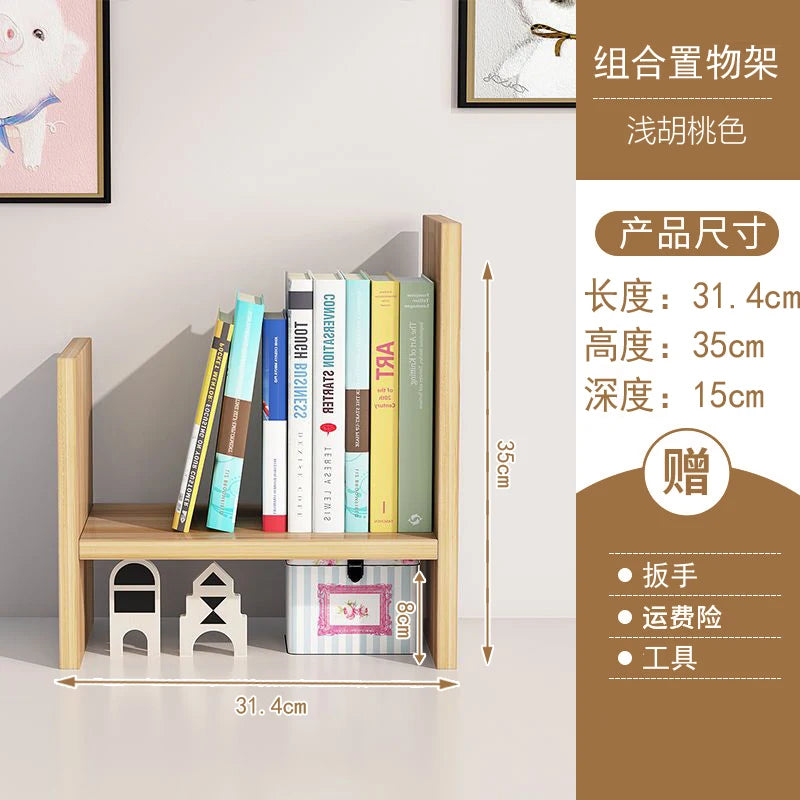 Multi-Layer Desk Organizer Rack - Layered Desktop Storage Shelf for Books, Files and Stationery, Student Desk, Everstock