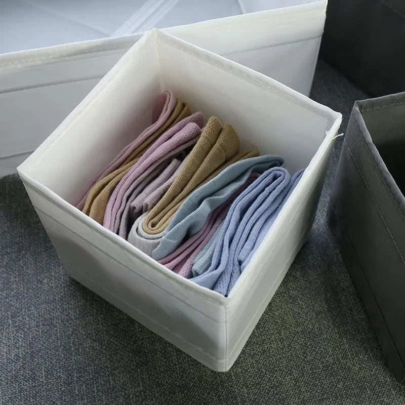 Foldable Compartment Storage Box - Wardrobe Organizer for Underwear, Jeans & Socks, Everstock