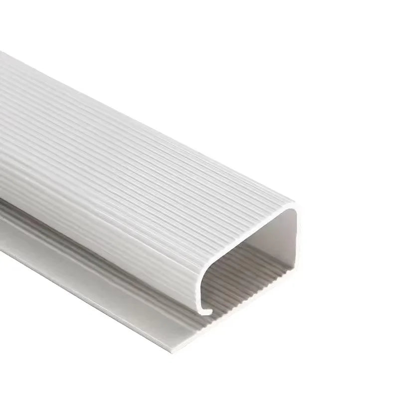 No-Drill Desk Cable Channel - Adhesive Under-Desk Cord Tray in White for Home Office Wiring, Everstock