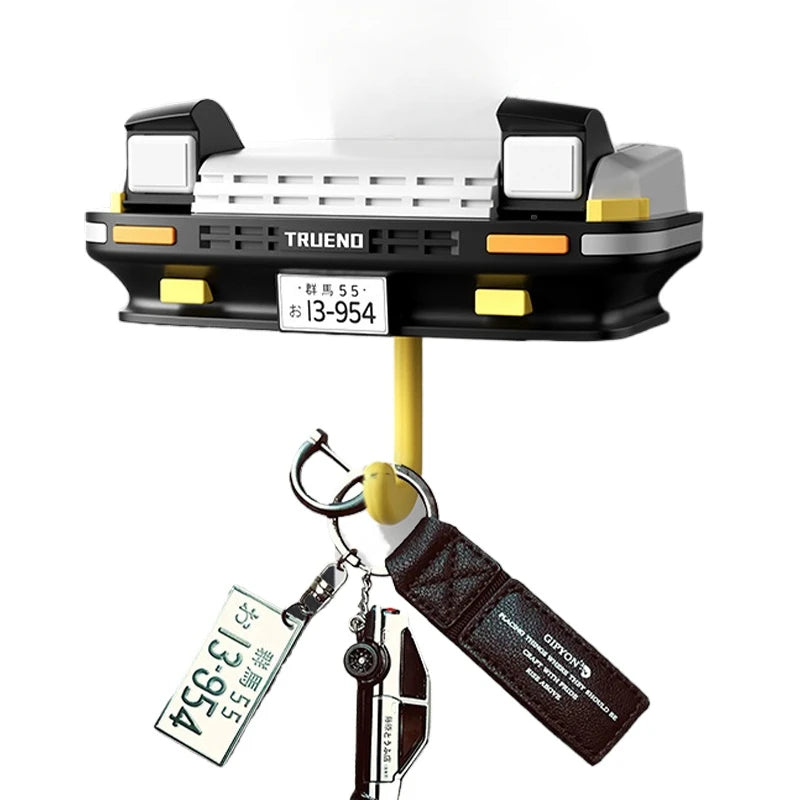 Retro Headlight Key Rack - ABS Wall Key Holder with Hook for Hallway, Garage and Car Enthusiast Gifts, Everstock