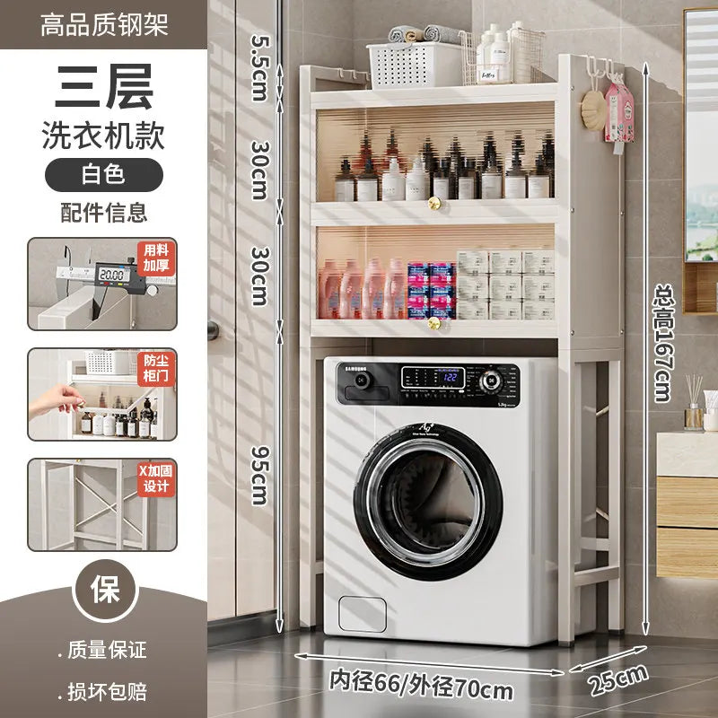 Corner Display Storage Shelf - Skincare & Toothbrush Organizer, Decorative Towel Shelf for Bathroom Countertop, Everstock