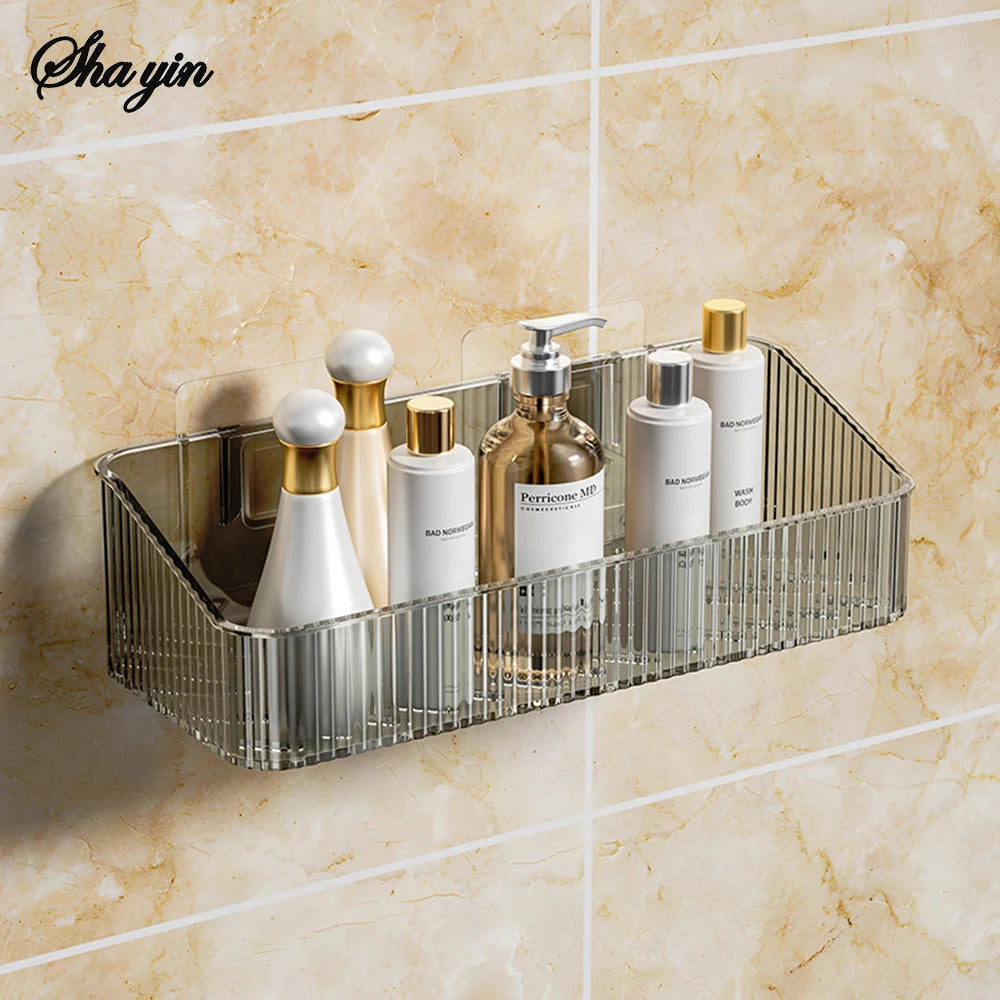Wall-Mounted Storage Basket - Washbasin Organizer Rack for Toilet & Washroom, Everstock