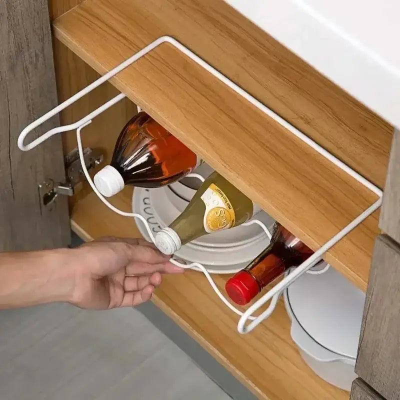 Fridge Bottle Rack - Self-Sliding Beer & Wine Holder Shelf for Refrigerator and Bar Storage, Everstock