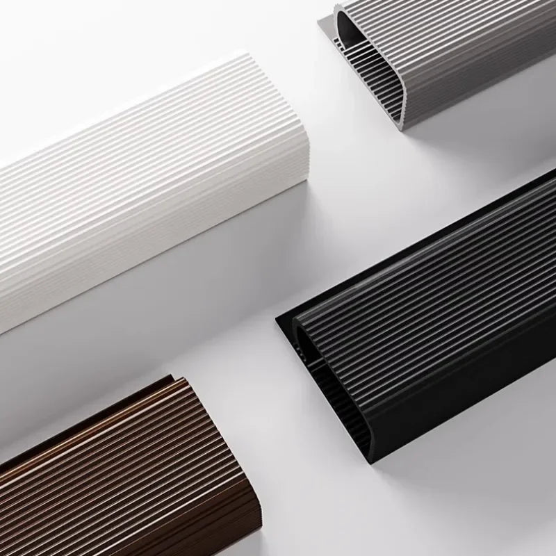 Desk Cable Tray - PVC Under-Desk Cord Raceway Channel with Adhesive Fixing, No Drilling, for Home Office, Everstock