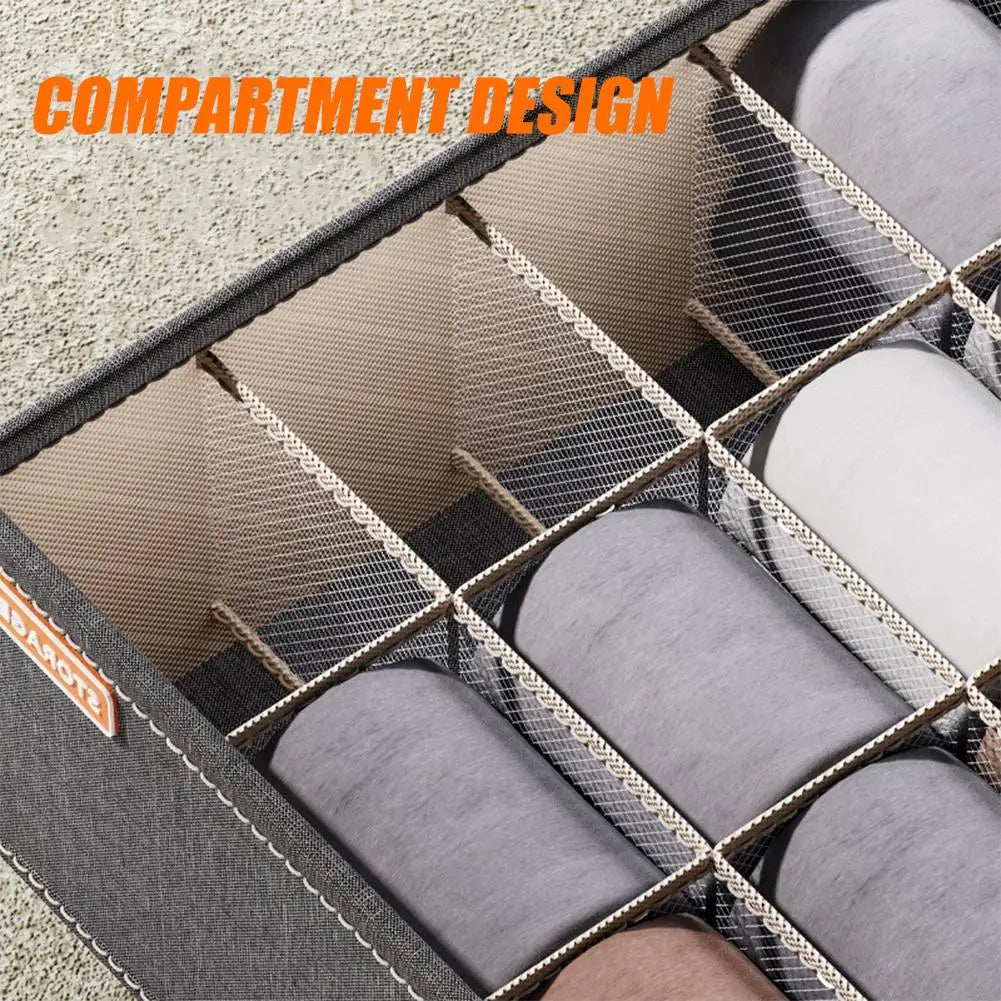 Drawer Storage Organizer Set - Compartment Boxes for Socks, Bras & Underwear in Dressers, Everstock