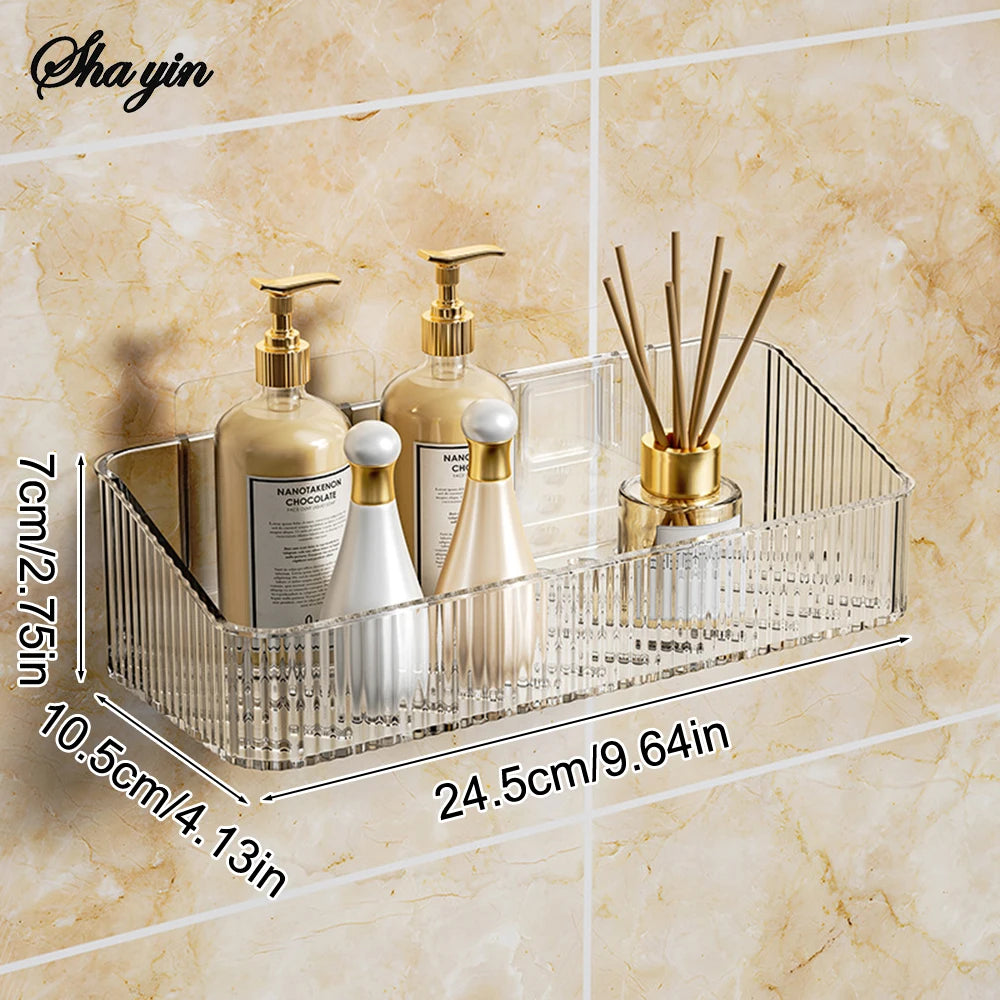 Wall-Mounted Storage Basket - Washbasin Organizer Rack for Toilet & Washroom, Everstock