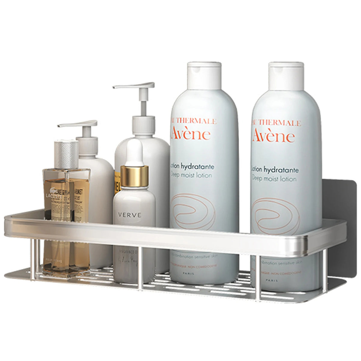 Stainless Steel Shower Rack - Anti-Rust Suction Cup Storage Organizer for Bathroom, Everstock