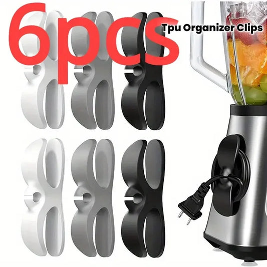 Kitchen Appliance Cord Clips - Cable Management Holders for Kettles, Toasters and Countertop Appliances, Everstock