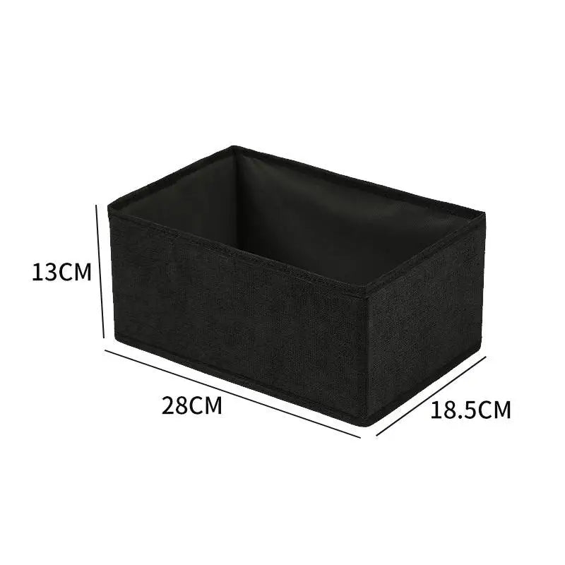 Clothes Storage Basket - Lightweight Plastic and Polyester Drawer Organizer for Underwear, Socks and T-Shirts, Everstock