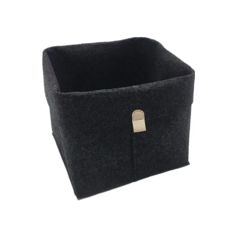 Felt Storage Basket - Nordic Fabric Sundries and Laundry Bin for Living Room, Bedroom & Nursery, Everstock