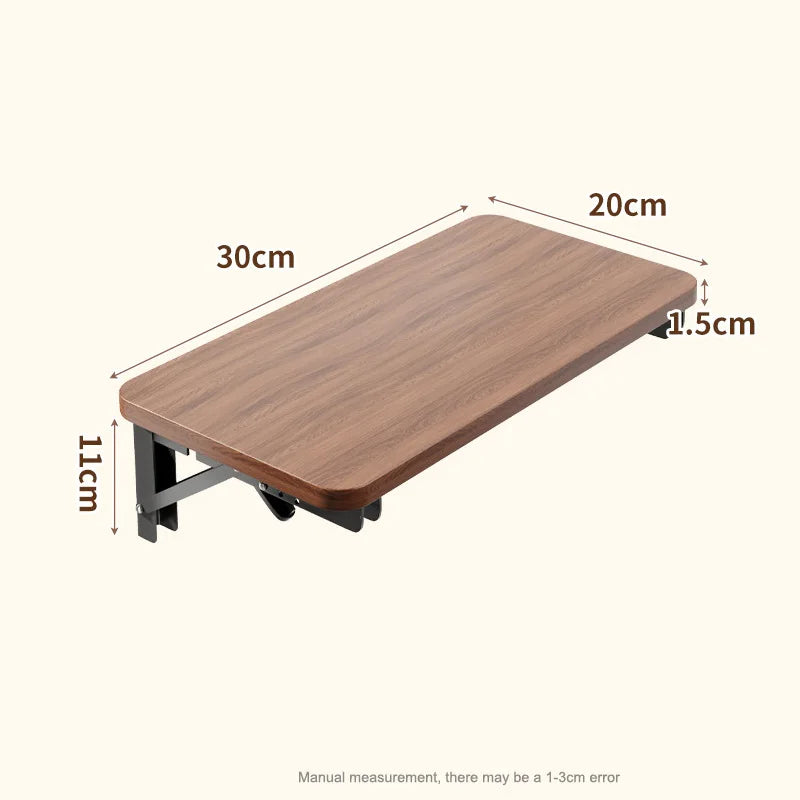 Foldable Bedside Shelf - Wooden Fold-Down Bunk Bed Rack for Dorm Rooms, Phones, Books & Drinks, Everstock