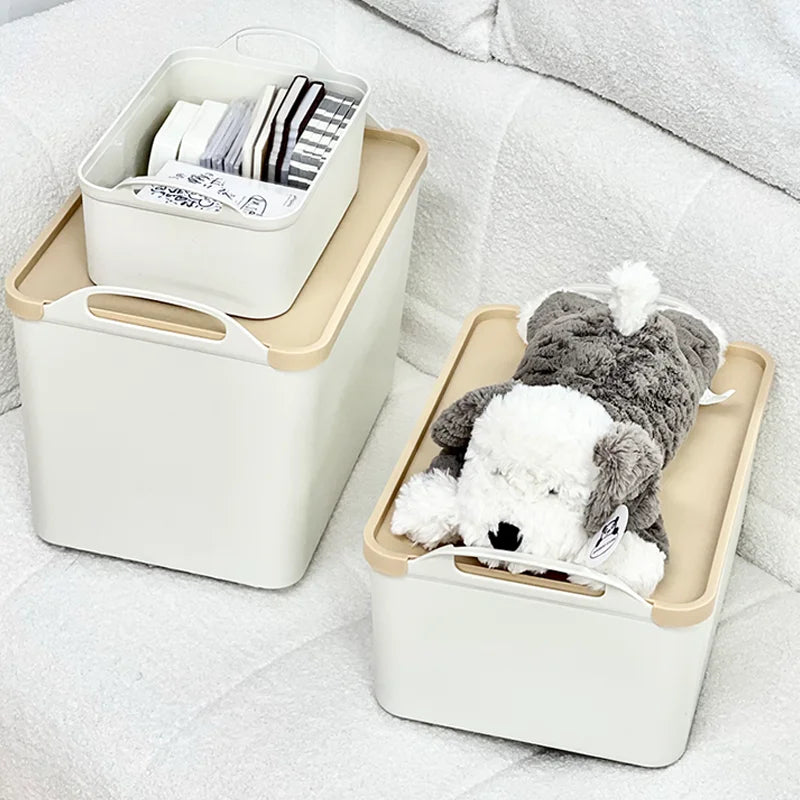Multi-Function Storage Bin with Handles - Closet Floor Organizer Box for Blankets & Household Items, Everstock