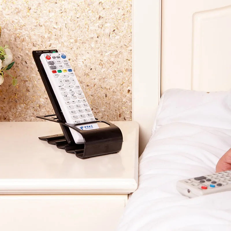 Remote Control Organizer Box - Plastic Desk Tidy Caddy for Remotes, Phones and Small Living Room Items, Everstock