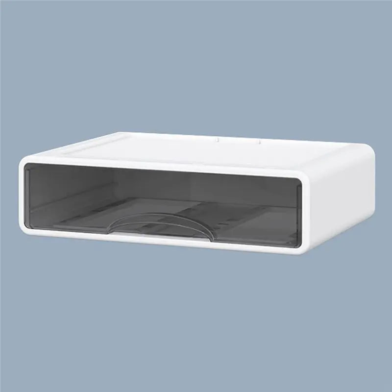 Desktop Organizer with Drawers - BPA-Free Plastic Storage Box for Stationery, Files and Cosmetics, Everstock