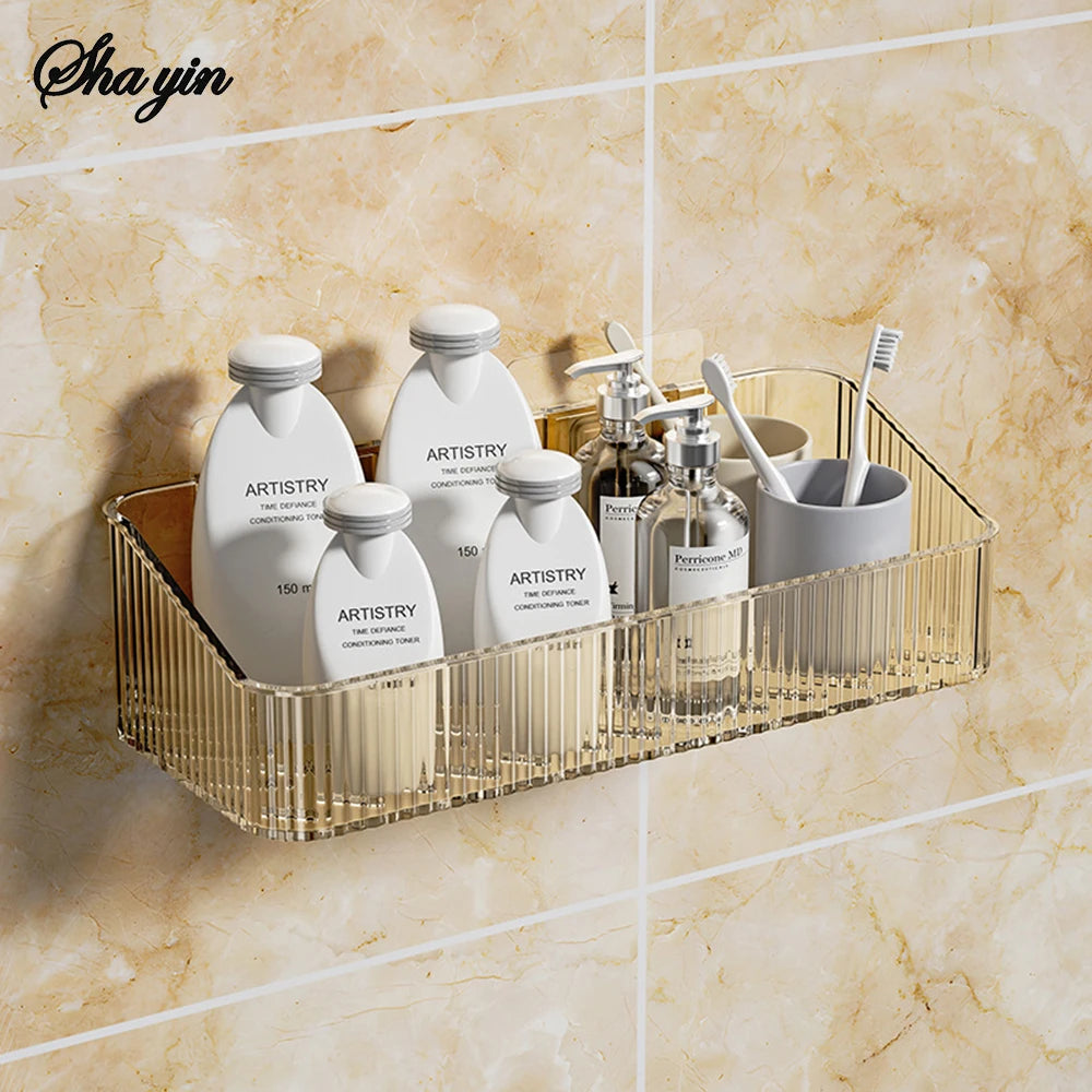 Wall-Mounted Storage Basket - Washbasin Organizer Rack for Toilet & Washroom, Everstock
