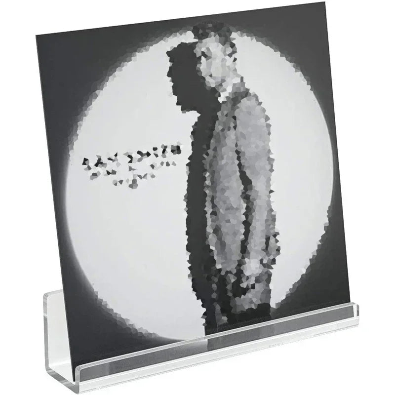 Vinyl Record Wall Shelf - Clear Acrylic Display Ledge in 4, 7 and 12 Inch for LPs, CDs and Albums, Everstock