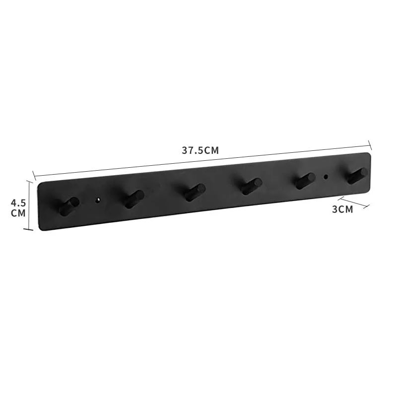 Stainless Steel Adhesive Key Hooks - No-Drill Wall Key Holder for Entryway, Hallway, Kitchen and Bathroom, Everstock