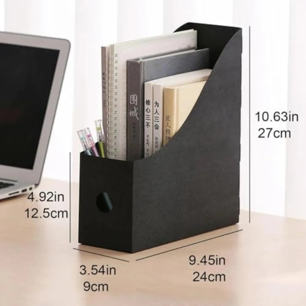 Adjustable Desk File Organizer - Desktop Document Holder and Shelf Bookend Set for Students, Office and Study Desks, Everstock