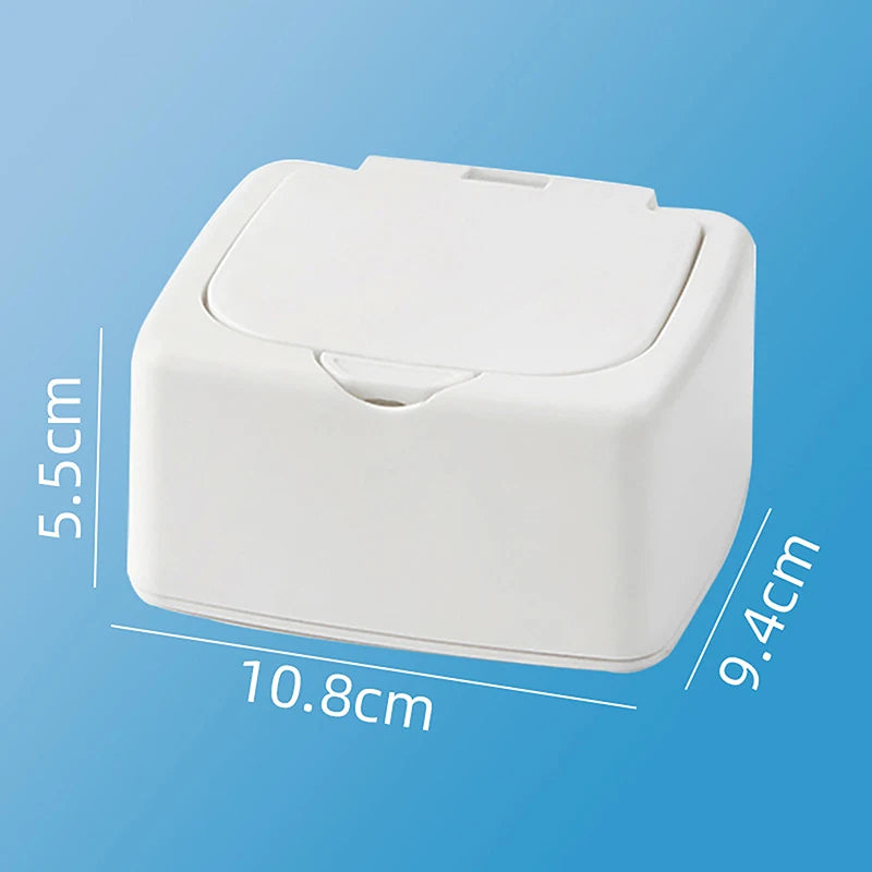 Desk Organizer Box with Lid - Cartoon PP Divided Storage Case for Jewelry, Stationery and Cosmetics, Everstock