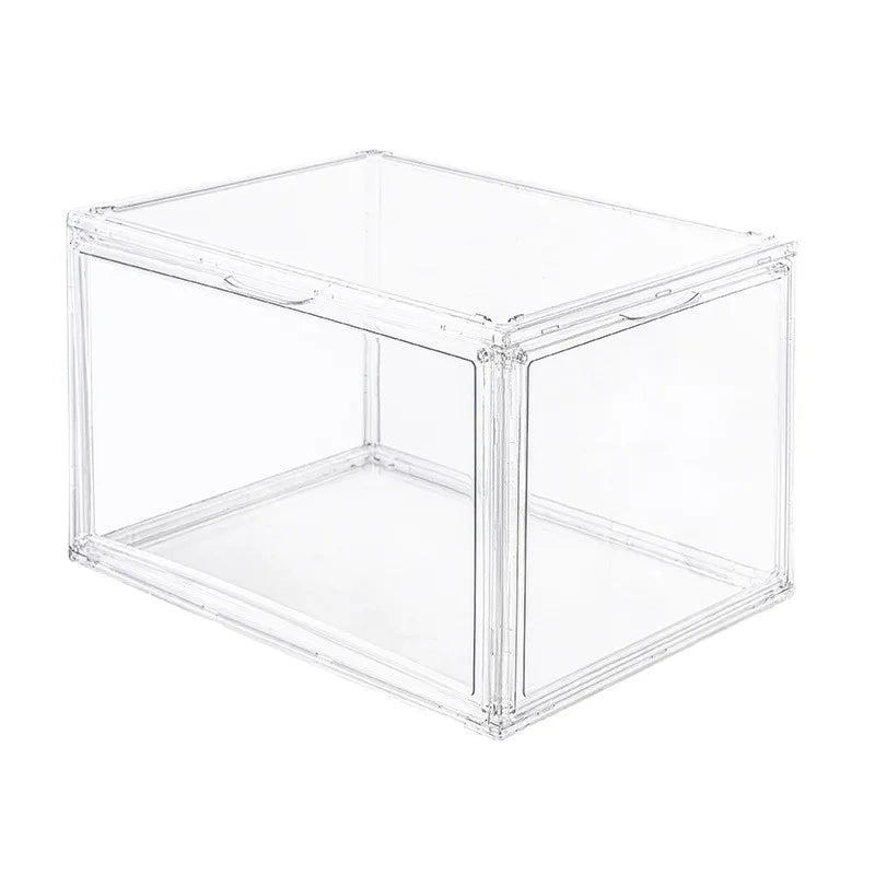 Stackable Shoe Storage Box - Clear Dustproof PP Plastic Shoe Box for Entryway and Closet Shoe Storage, Everstock