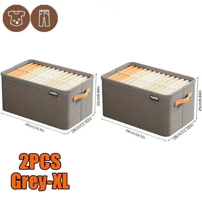 Closet Wardrobe Organizer Box - Underwear, Bra, Sock & Pants Drawer Storage for Bedroom Cabinets, Everstock