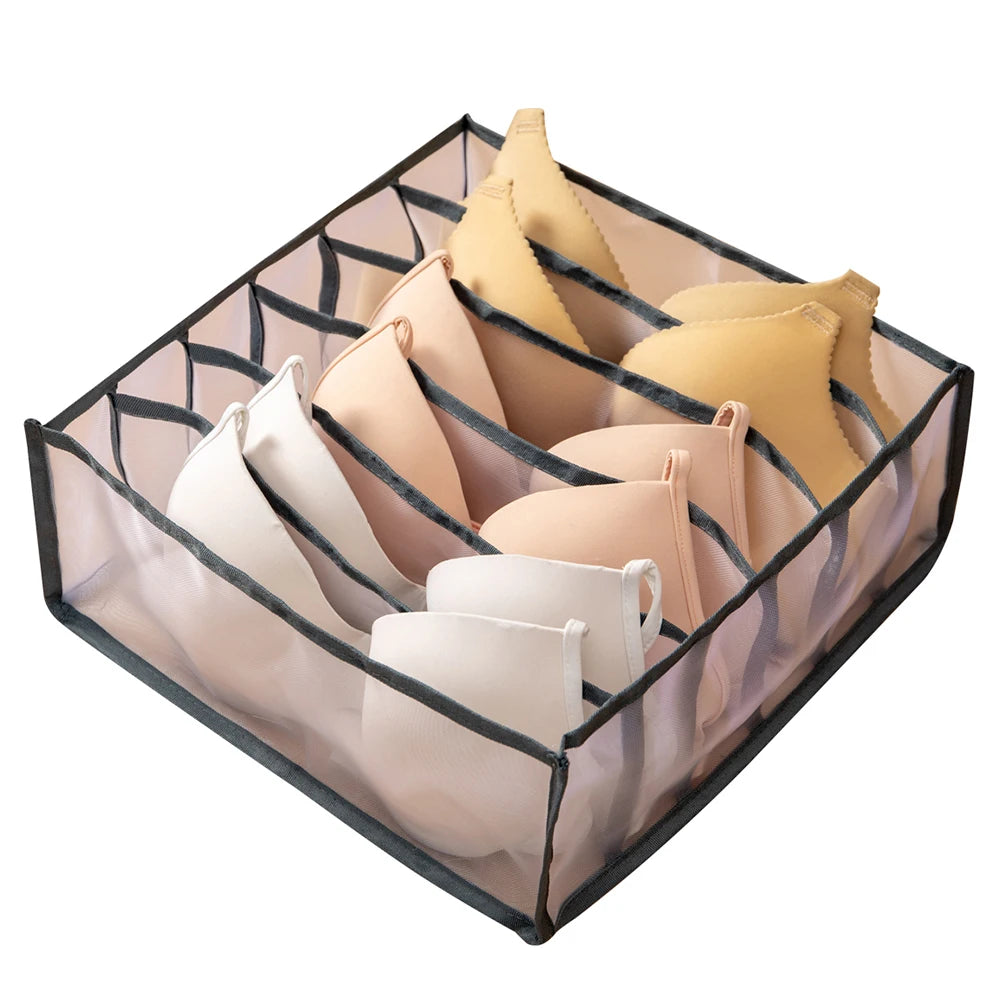 Wardrobe Drawer Divider Organizer - Cabinet Storage Boxes for Underwear, Bra, Socks & Panties, Dorm & Bedroom, Everstock