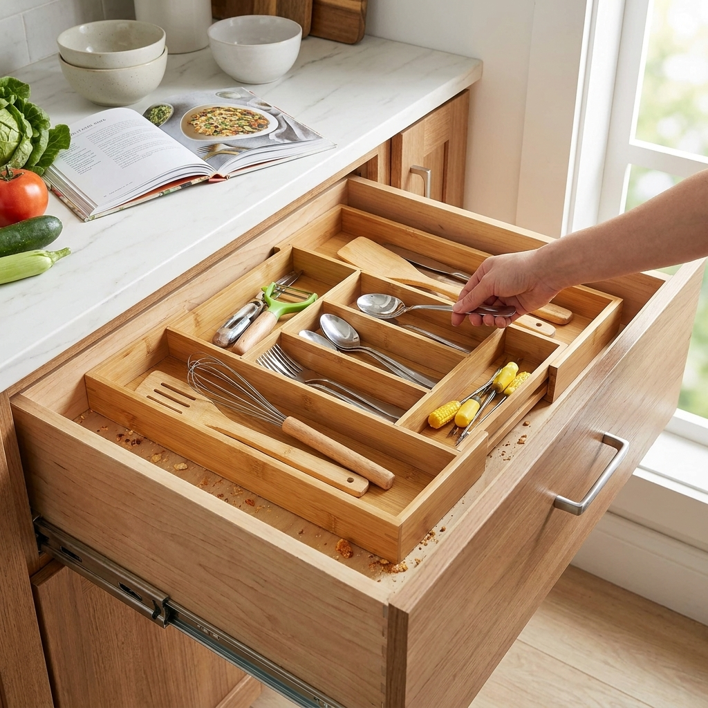 Bamboo Drawer Divider — Everstock