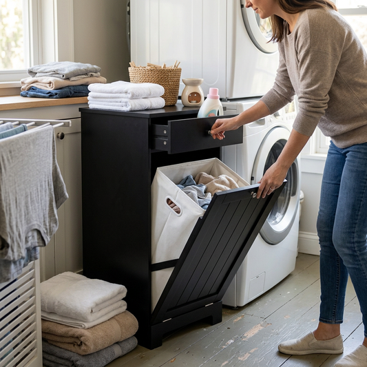 Laundry Hamper Cabinet — Everstock