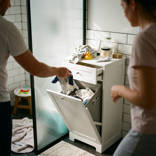 Laundry Hamper Cabinet — Everstock