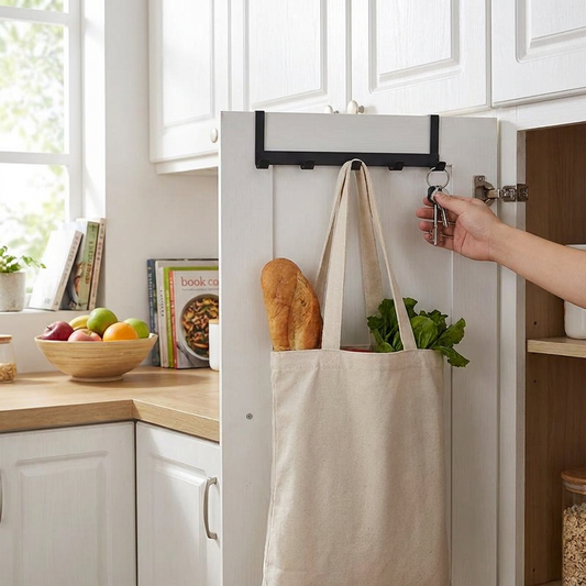 5-Hook Over-Door Storage Rack