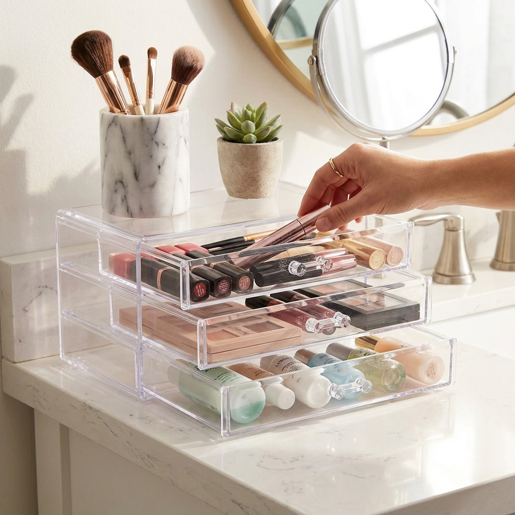 Jewelry & Cosmetics Organizer Tray