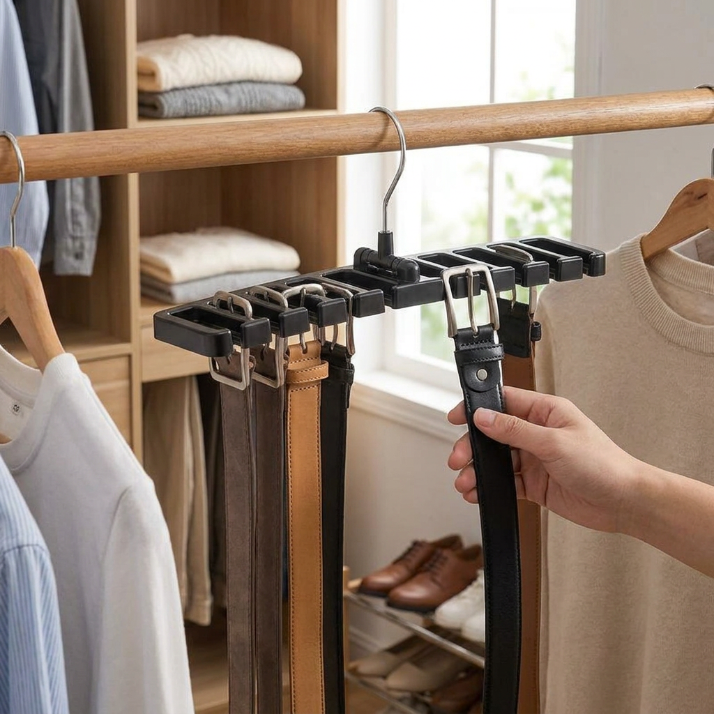 Wardrobe Belt & Scarf Organizer