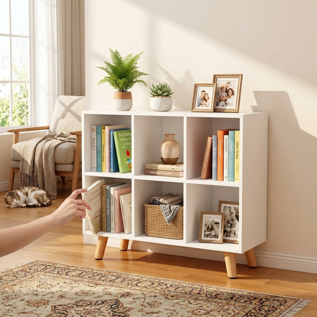 Multi-Tier Floor Storage Shelf
