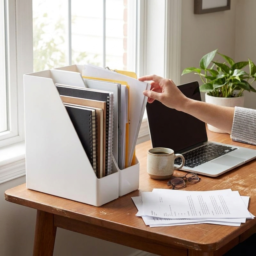 Desk Organizer Set with Book Stand