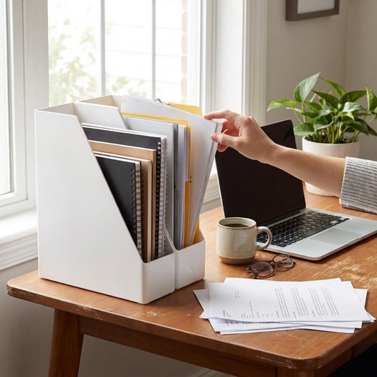 Desk Organizer Set with Book Stand