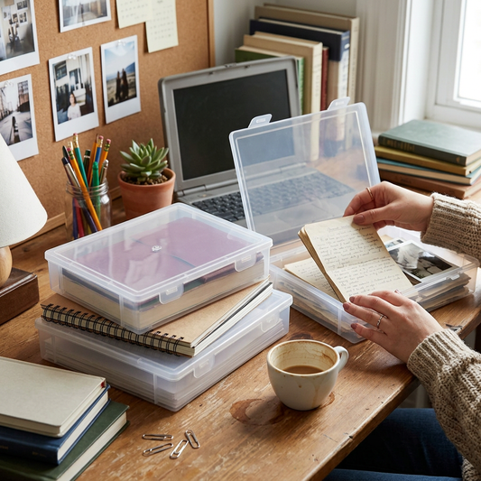 A4 Document Organizer Box