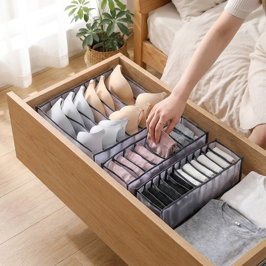 Closet Sock & Underwear Organizer