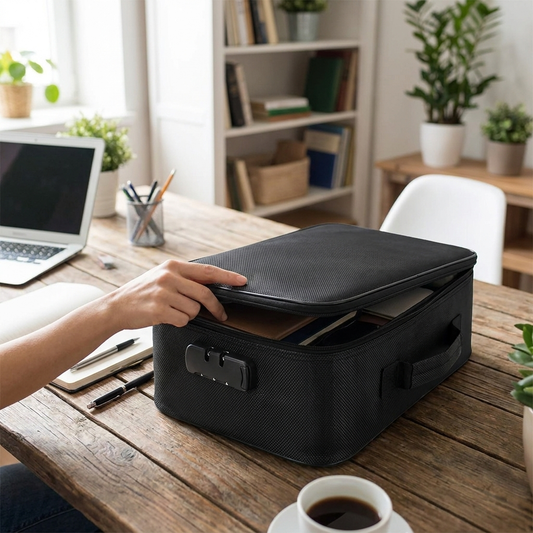 Fireproof Document Organizer with Lock