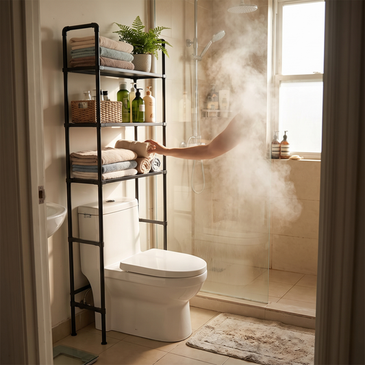 Over-the-Toilet Space Saver Shelf - Multilayer Wall Hanging Storage Rack for Bathroom, Everstock — Everstock
