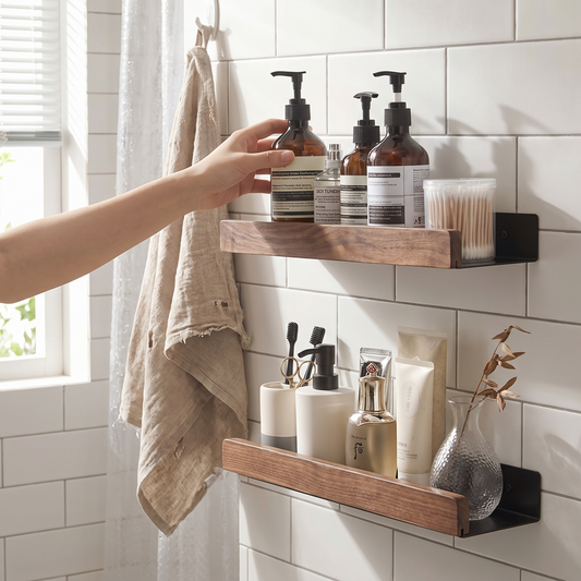 Solid Wood Corner Shelf — Everstock